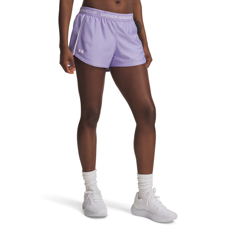 Women's Under Armour Tech Play Up Shorts - 538 - TRANSPARENT PURPLE