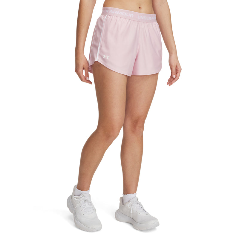 Women's Under Armour Tech Play Up Shorts - 647 - PRIME PINK