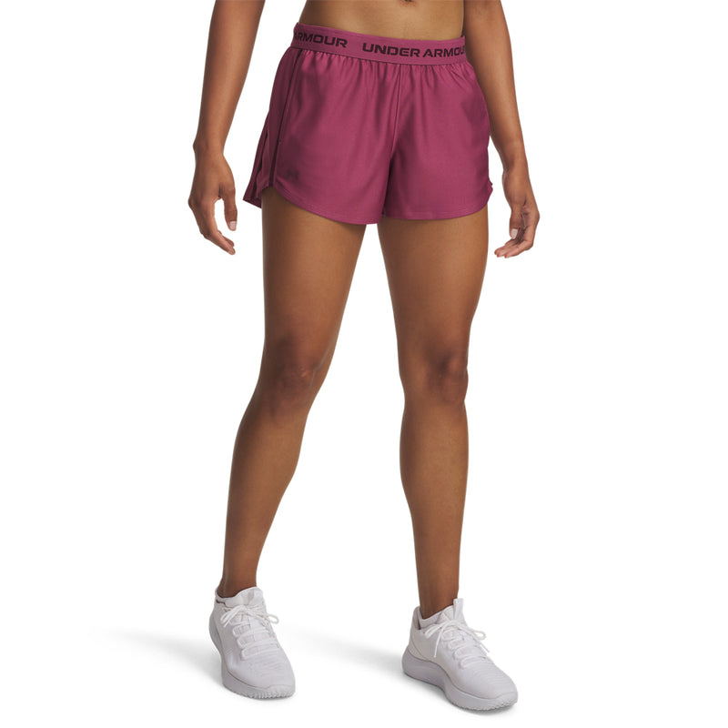 Women's Under Armour Tech Play Up Shorts - 659 - FUCHSIA PINK