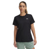 Women's Under Armour Tech Rib T-Shirt - 001 - BLACK