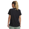 Women's Under Armour Tech Rib T-Shirt - 001 - BLACK
