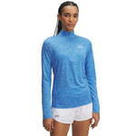 Women's Under Armour Tech Twist 1/2 Zip - 402 - BLUE ATLANTIS