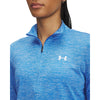 Women's Under Armour Tech Twist 1/2 Zip - 402 - BLUE ATLANTIS