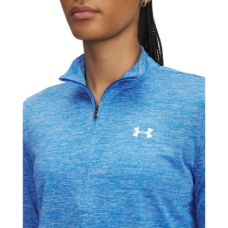 Women's Under Armour Tech Twist 1/2 Zip - 402 - BLUE ATLANTIS