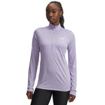 Women's Under Armour Tech Twist 1/2 Zip - 538 - TRANSPARENT PURPLE