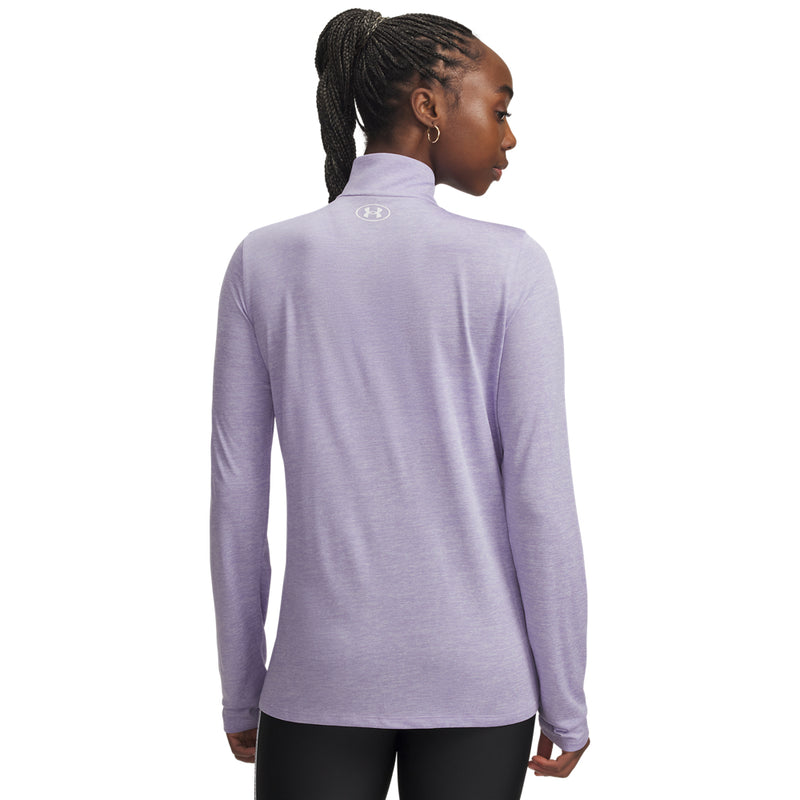 Women's Under Armour Tech Twist 1/2 Zip - 538 - TRANSPARENT PURPLE