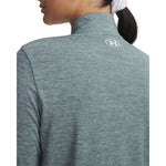 Women's Under Armour Tech Twist 1/2 Zip - 587 - JASPER BLUE