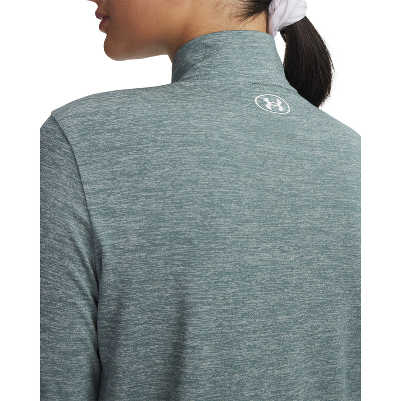 Women's Under Armour Tech Twist 1/2 Zip - 587 - JASPER BLUE