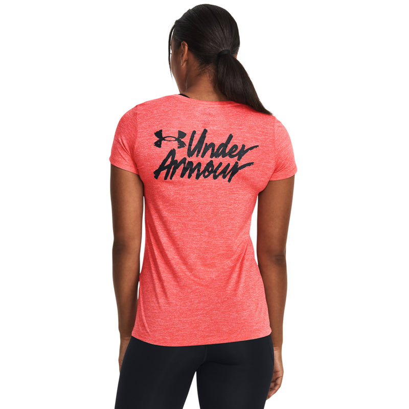 Women's Under Armour Tech Twist Graphic T-Shirt - 690VMRED