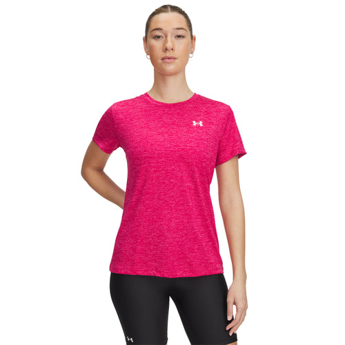 Women's Under Armour Tech Twist T-Shirt - 681 - SHADED FUCHSIA