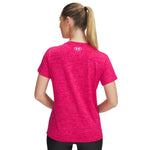 Women's Under Armour Tech Twist T-Shirt - 681 - SHADED FUCHSIA