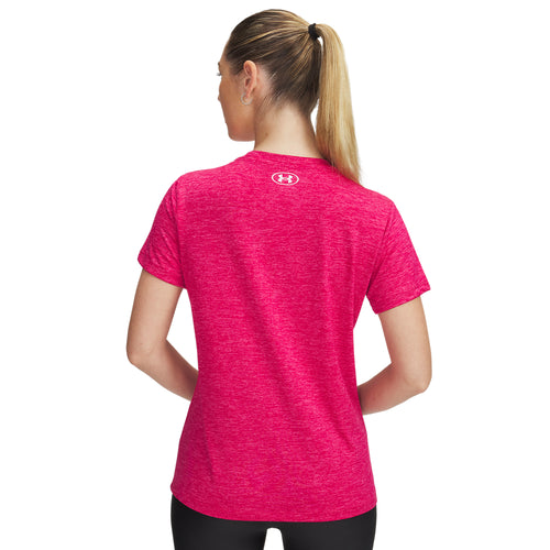 Women's Under Armour Tech Twist T-Shirt - 681 - SHADED FUCHSIA