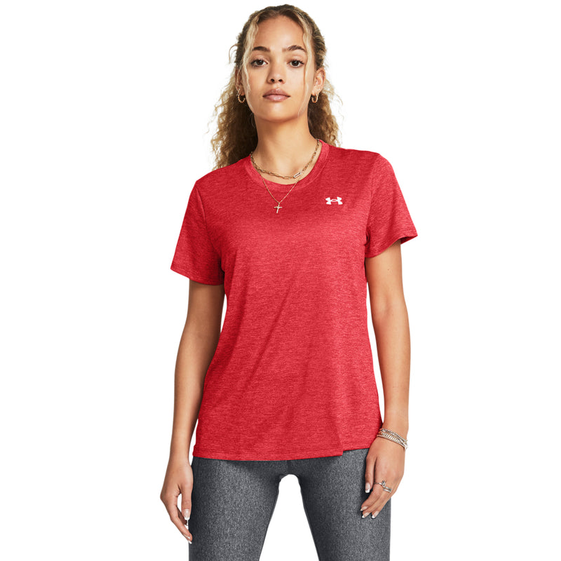 Women's Under Armour Tech Twist T-Shirt - 814 - RED SOLSTICE