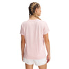 Women's Under Armour Tech Twist V-Neck T-Shirt - 647 - PRIME PINK