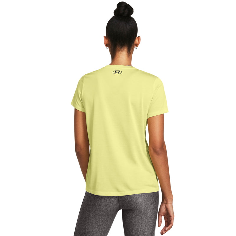 Women's Under Armour Tech Twist V-Neck T-Shirt - 727 - SONIC YELLOW