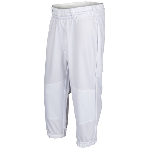 Youth Champro Cycle Pull Up Baseball Pant with Belt Loops - WHI-WHIT