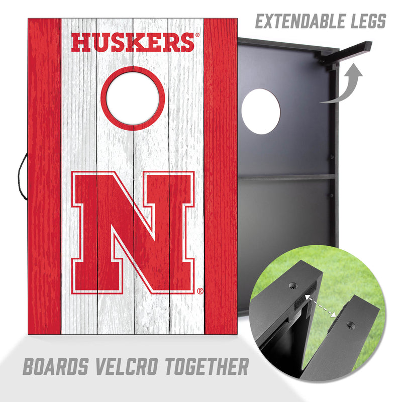 Nebraska Huskers 2x3 MDF Cornhole Set