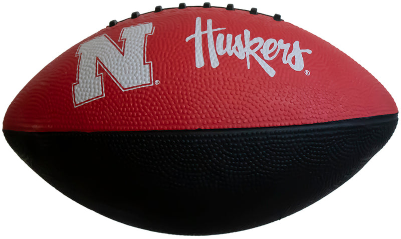 Nebraska Huskers Junior Size Rubber Football