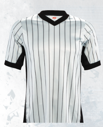Adams Gray Officials Shirt with Side Panels