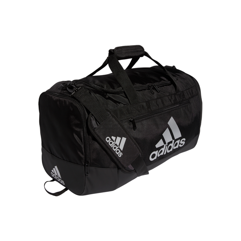 Adidas Defender IV Medium Duffle Bag - BLACK/SILVER