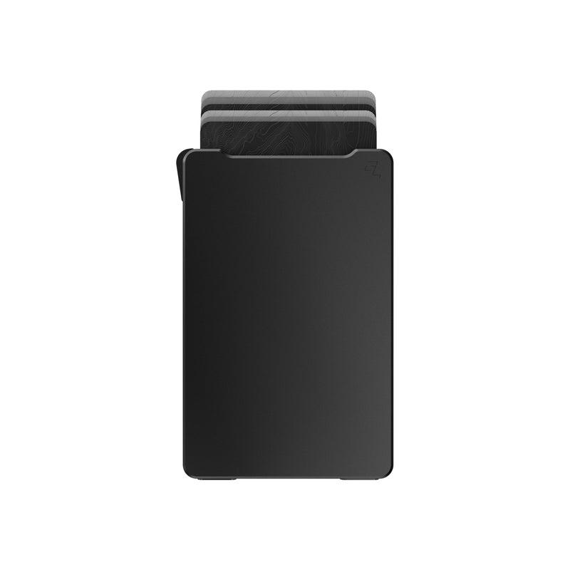Men's Groove Wallet Black with Money Clip