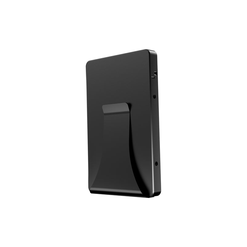 Men's Groove Wallet Black with Money Clip