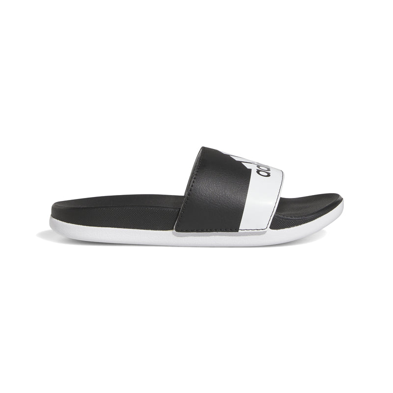 Boys' Adidas Kids Adilette Comfort Slide - BLACK/WHITE