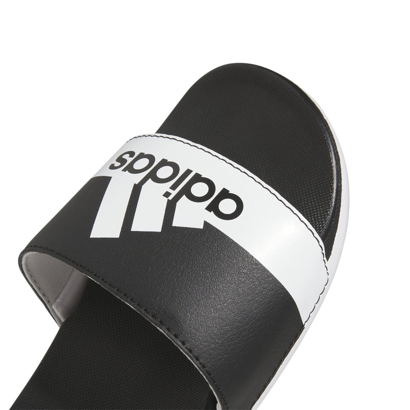 Boys' Adidas Kids Adilette Comfort Slide - BLACK/WHITE