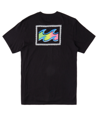 Boys' Billabong Youth Crayon Wave T-Shirt - BLACK
