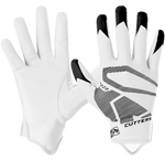 Boys' Cutters Youth Rev 4.0 Football Receivers Gloves - WHITE