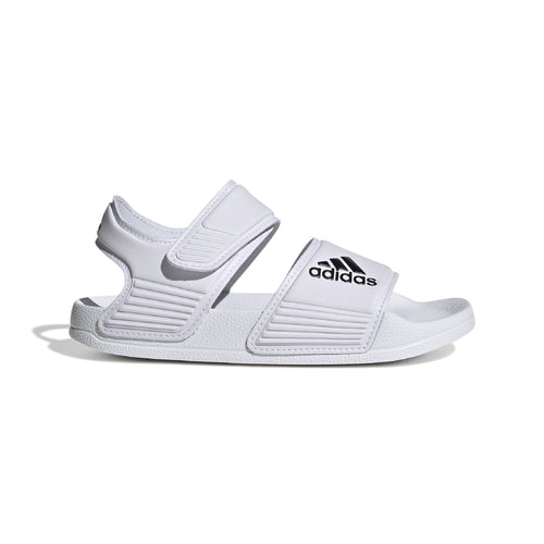Boys'/Girls' Adidas Youth Adilette Sandal - WHITE