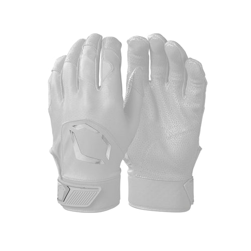 Boys'/Girls' EvoShield Youth Standout Batting Gloves - WHITE