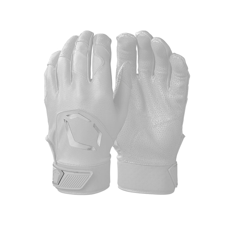 Boys'/Girls' EvoShield Youth Standout Batting Gloves - WHITE