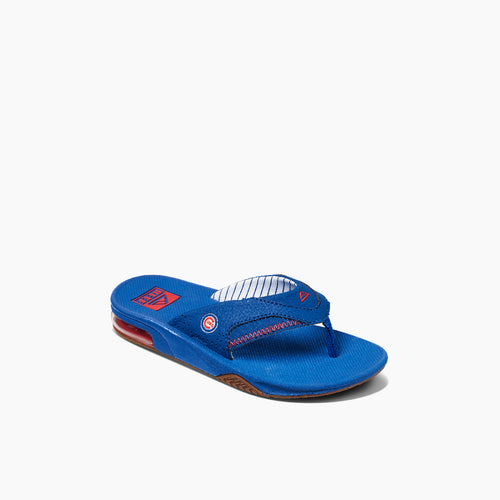 Boys'/Girls' Reef Youth Fanning x MLB Cubs Sandals - CUBS