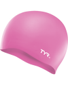 Boys'/Girls' TYR Youth Silicone Swim Cap - 670 - PINK