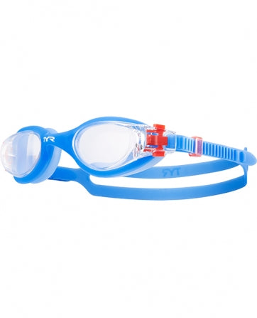 Boys'/Girls' TYR Youth Vesi Jr Swim Goggles - 105 - CLEAR