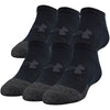 Boys'/Girls' Under Armour Youth Performance Tech No Show 6-Pack Socks - 001 - BLACK