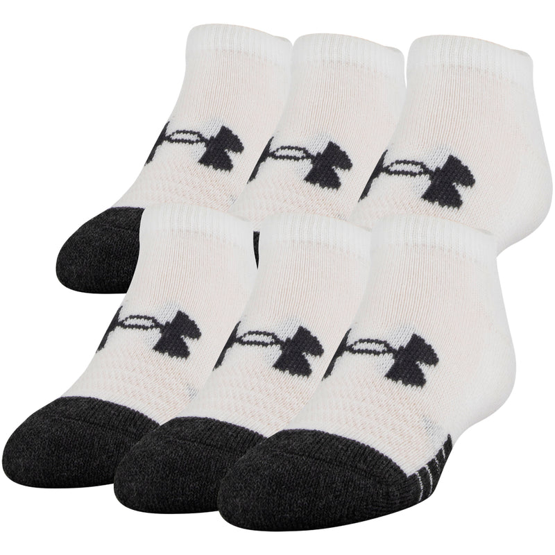 Boys'/Girls' Under Armour Youth Performance Tech No Show 6-Pack Socks - 170/100