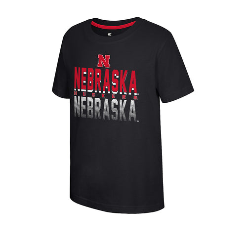 Boys' Nebraska Huskers Youth Newfoundland T-Shirt - BLACK