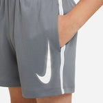 Boys' Nike Youth Dri-FIT Multi+ Shorts - 084 - GREY