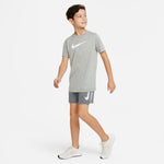 Boys' Nike Youth Dri-FIT Multi+ Shorts - 084 - GREY