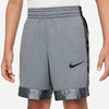Boys' Nike Youth Elite Stripe Basketball Short - 084 - GREY
