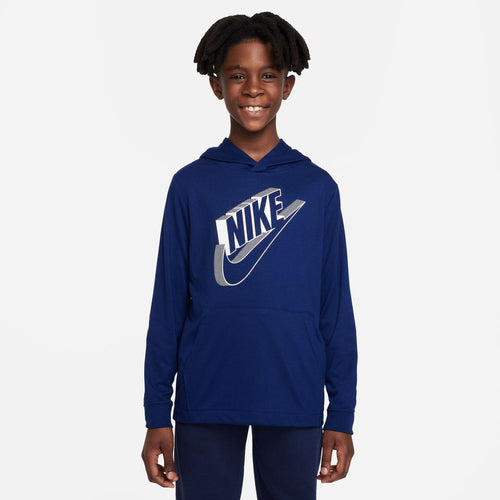 Boys' Nike Youth HBR Hoodie - 493 VOID