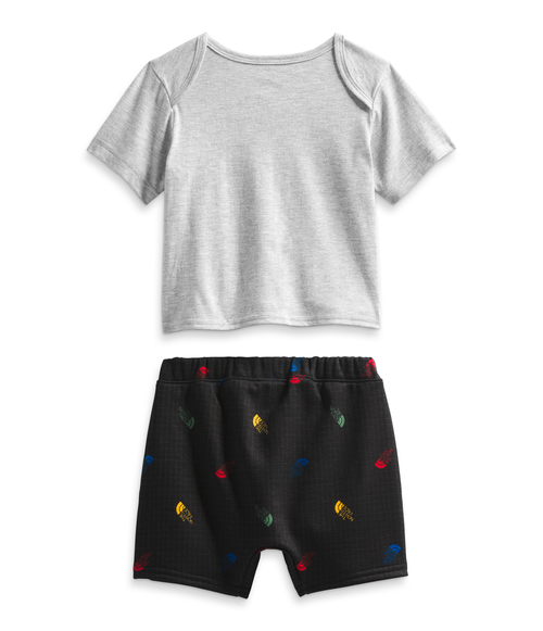 Boys' The North Face Infant Cotton Summer Set - IRV GREY
