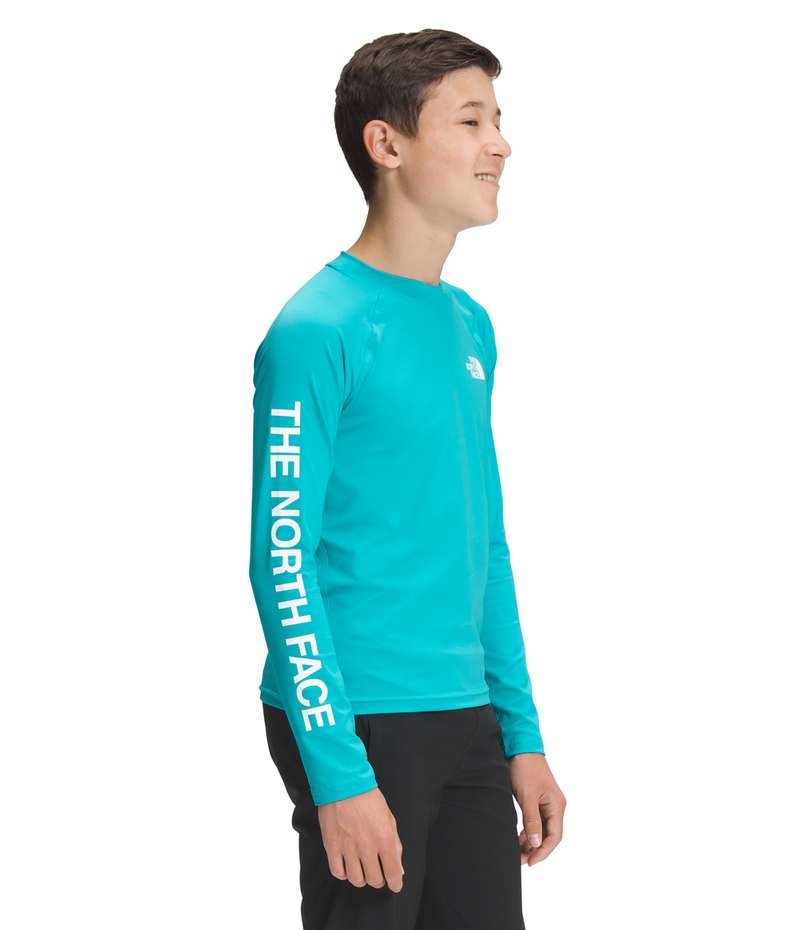 Boys' The North Face Youth Amphibious Longsleeve Sun T-Shirt - HB8