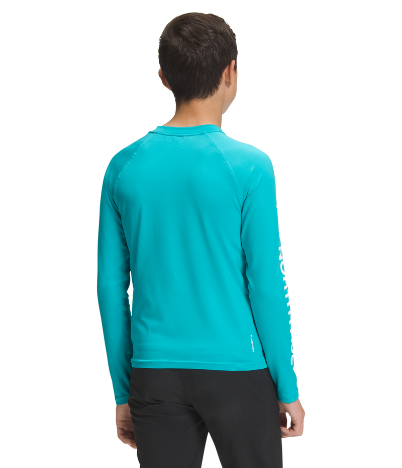 Boys' The North Face Youth Amphibious Longsleeve Sun T-Shirt - HB8