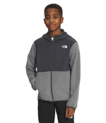 Boys' The North Face Youth Glacier Full-Zip Hoodie - 0C5 GREY