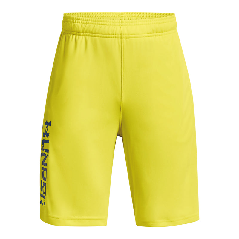 Boys' Under Armour Prototype 2.0 Wordmark Short - 799 - STARFRUIT