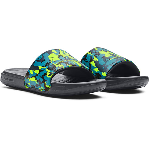 Boys' Under Armour Youth Ansa Graphic Slide Sandal - 300 LIME