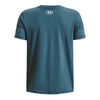 Boys' Under Armour Youth Box Logo Camo T-Shirt - 414 - STATIC BLUE